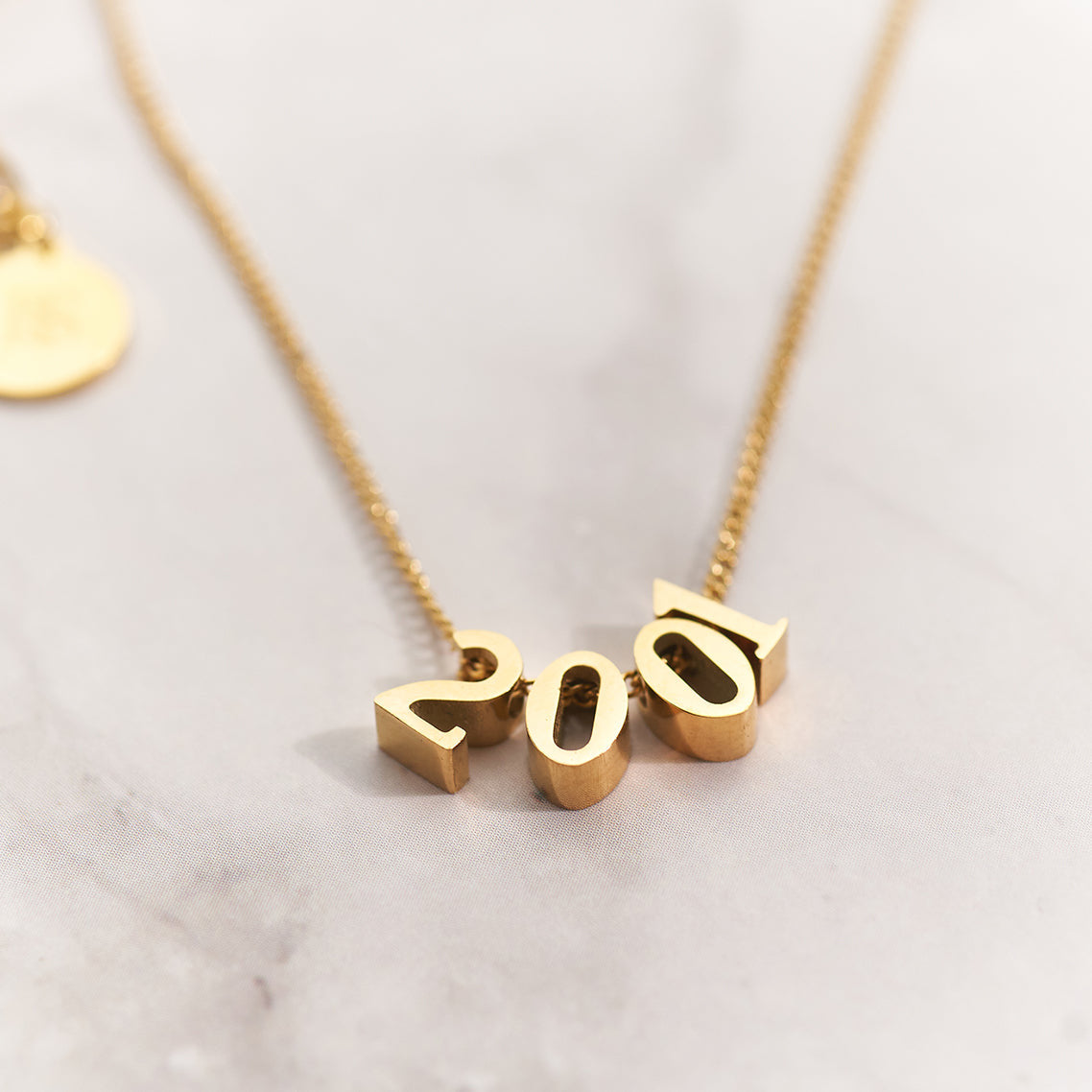 Gold Personalised Name or Initials Necklace