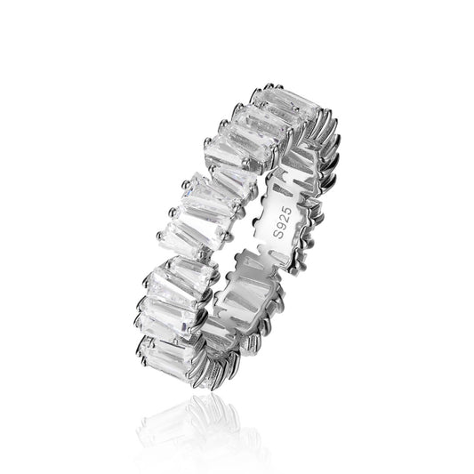 Multi Stone Ring 18ct White Gold