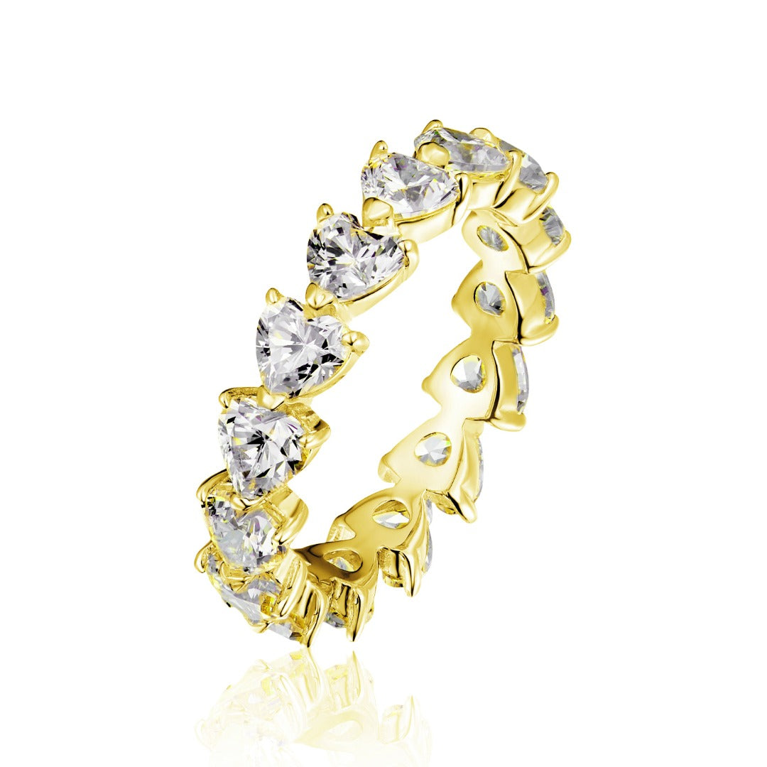 Heart Ring 18ct Gold and White Gold