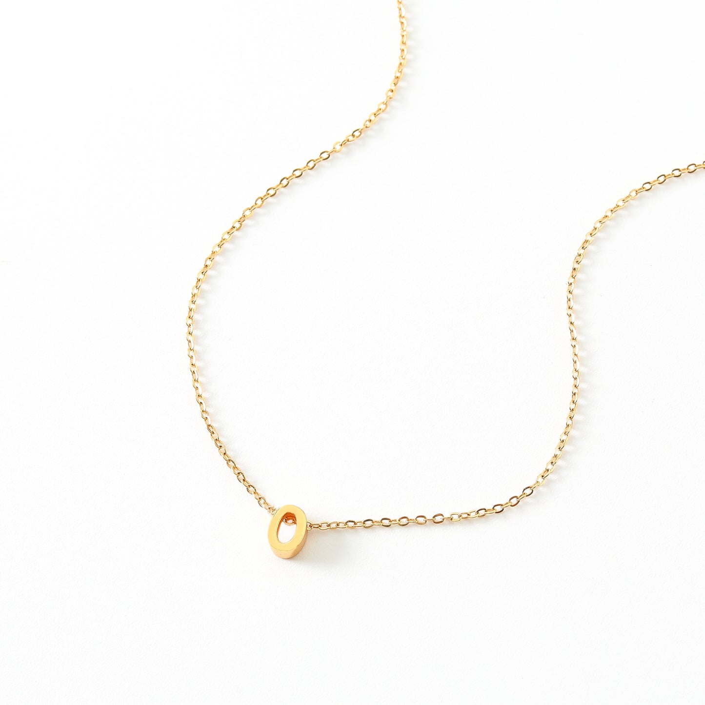 Personalised Double Initial Letter Necklace (Gold)