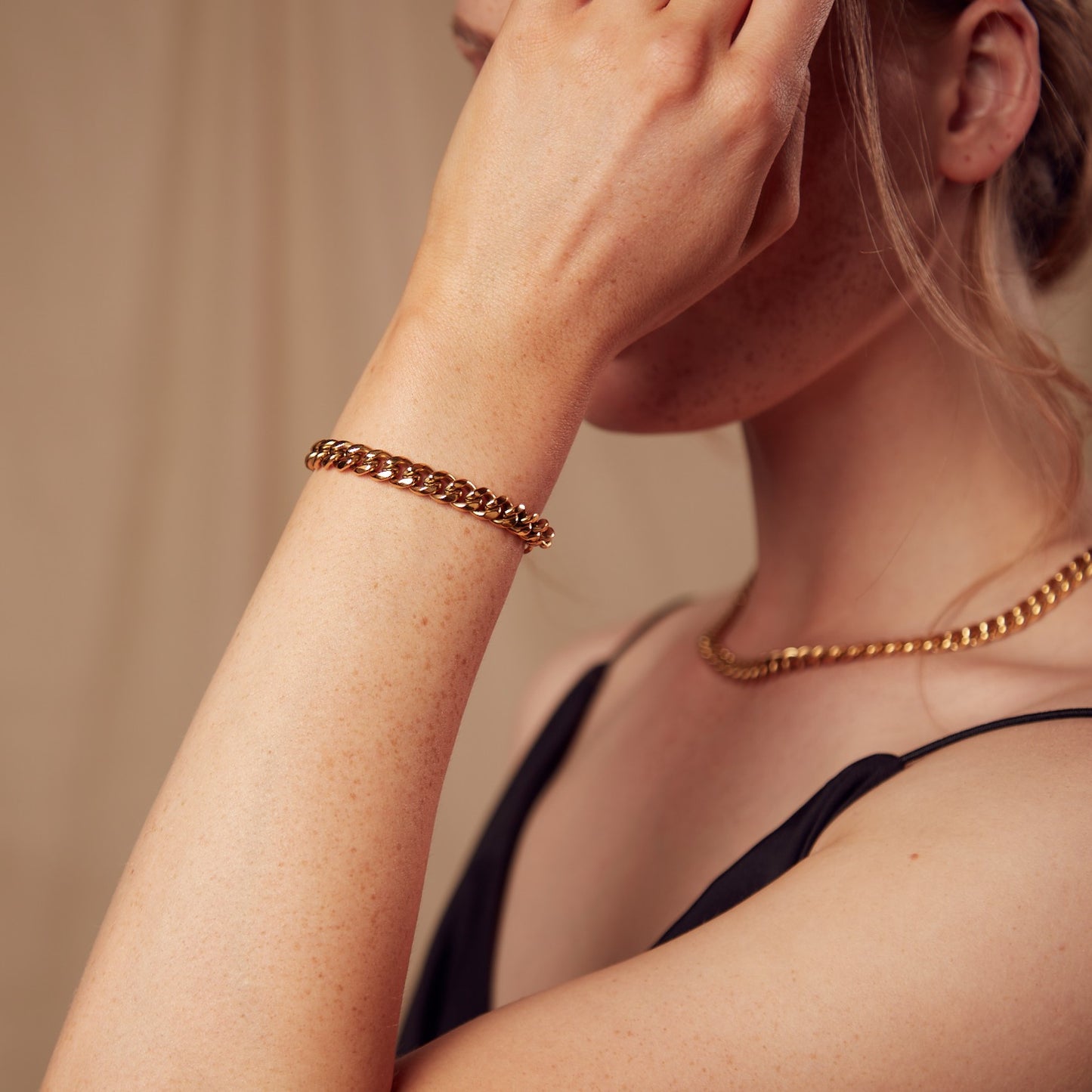 Roman Curb Bracelet
