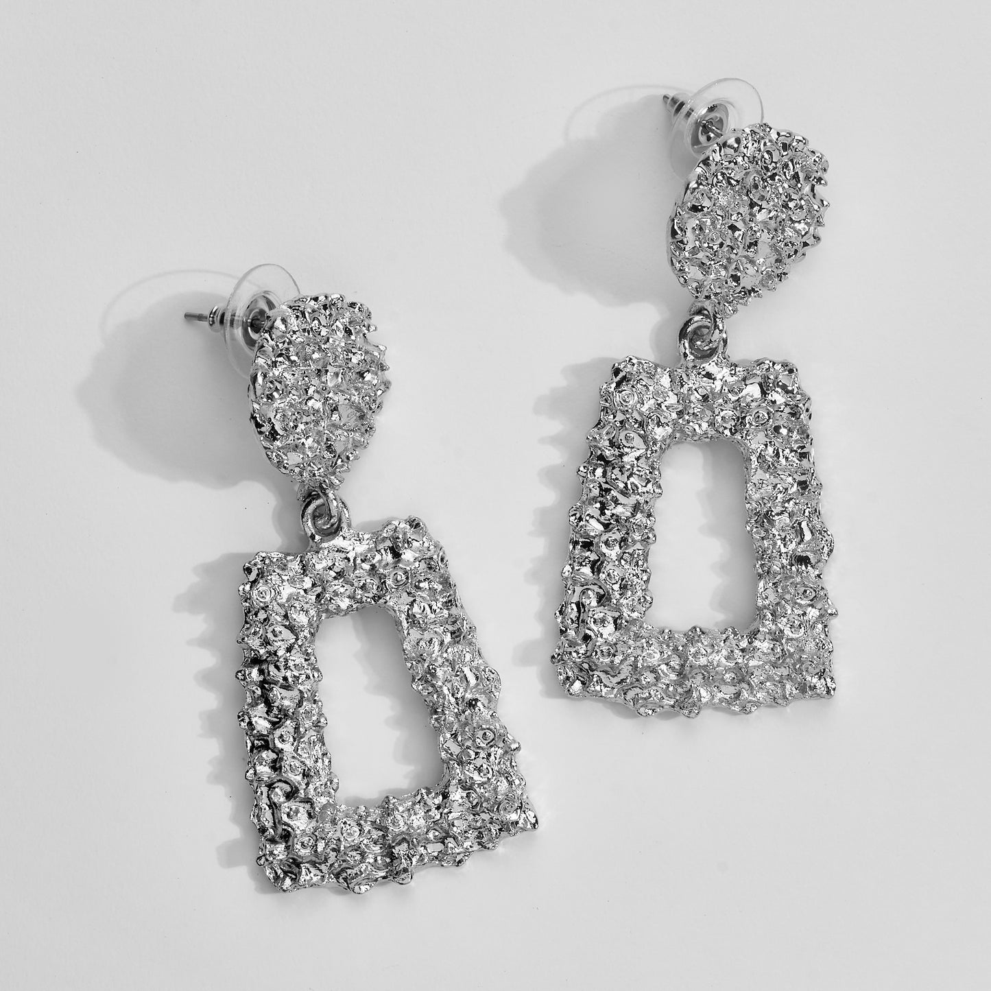 Textured Statement Earrings