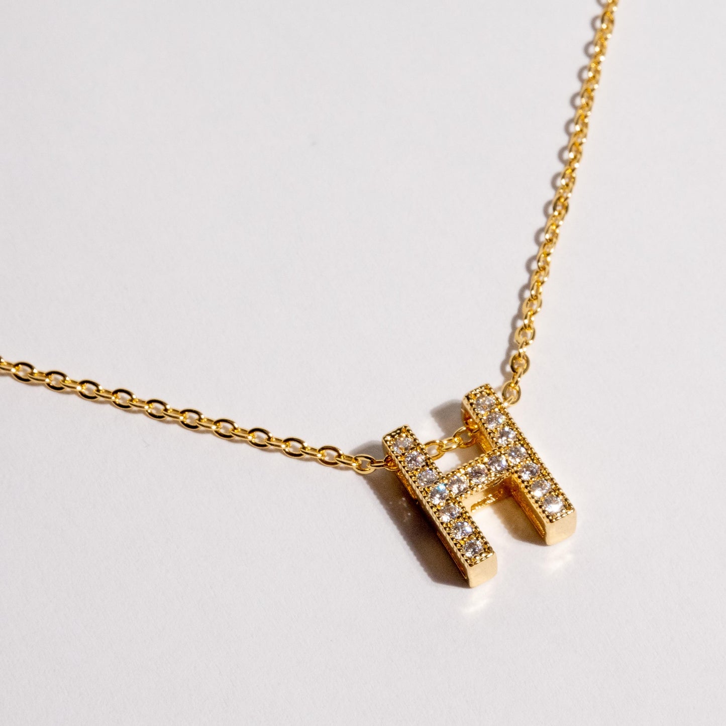 Dainty Gold Initial Necklace