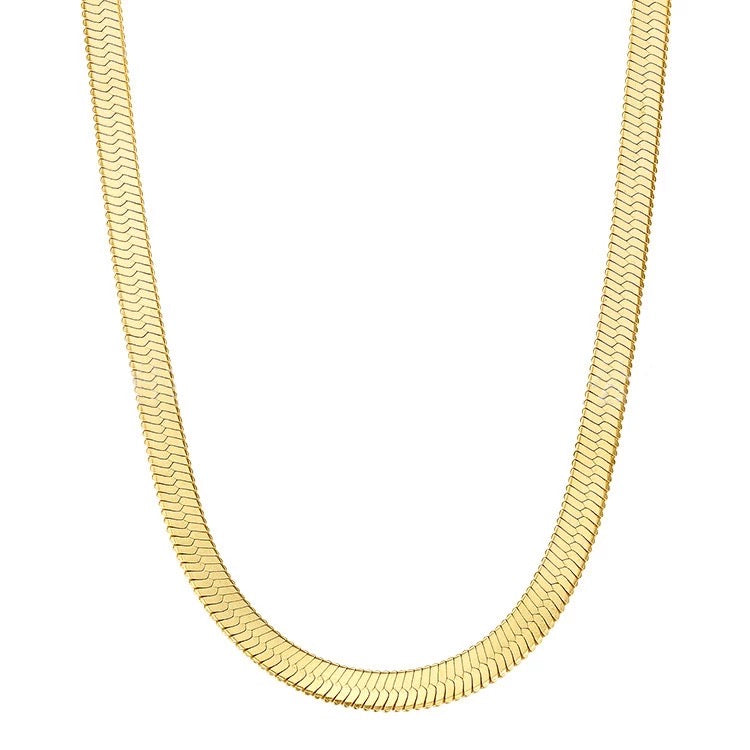 Snake Chain Necklace (Gold)