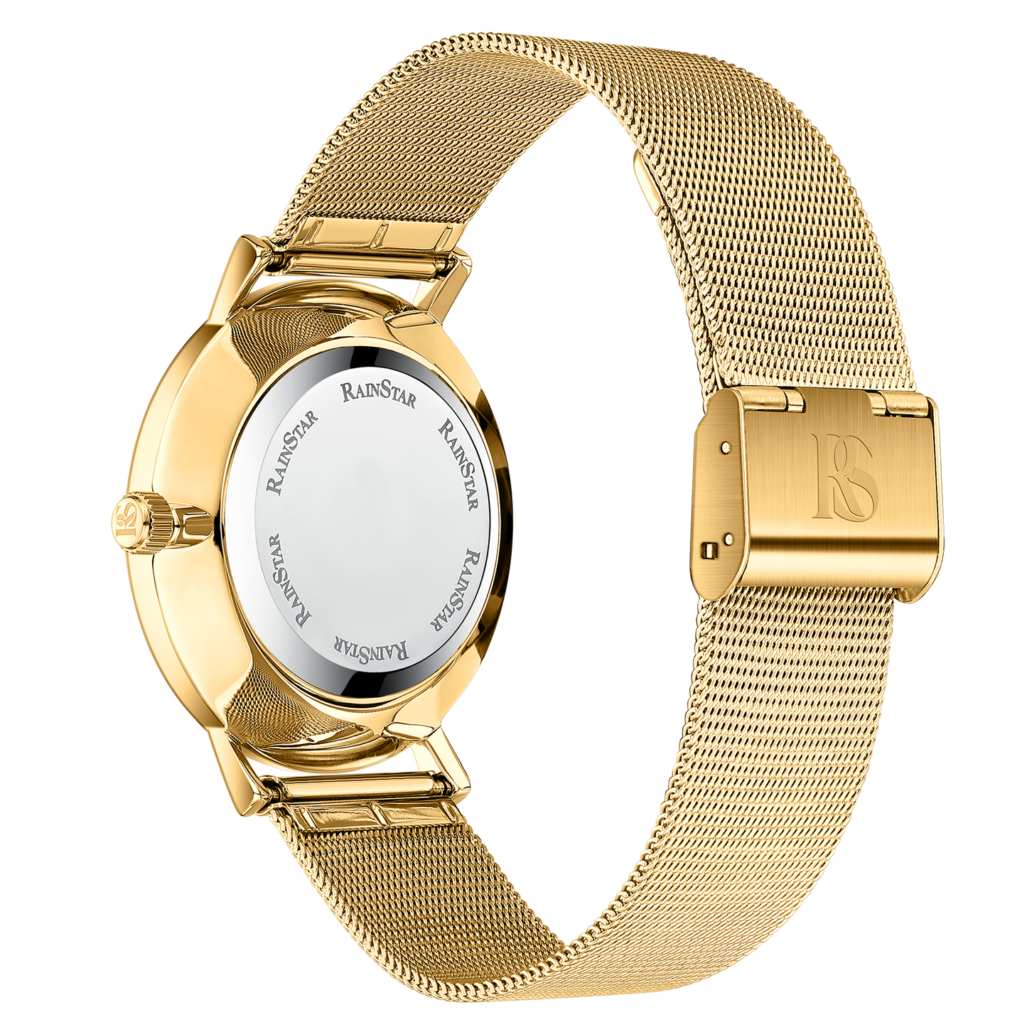 Crevo Watch Gold with White Dial