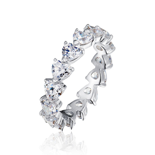 Heart Shape Ring 18ct Gold and White Gold