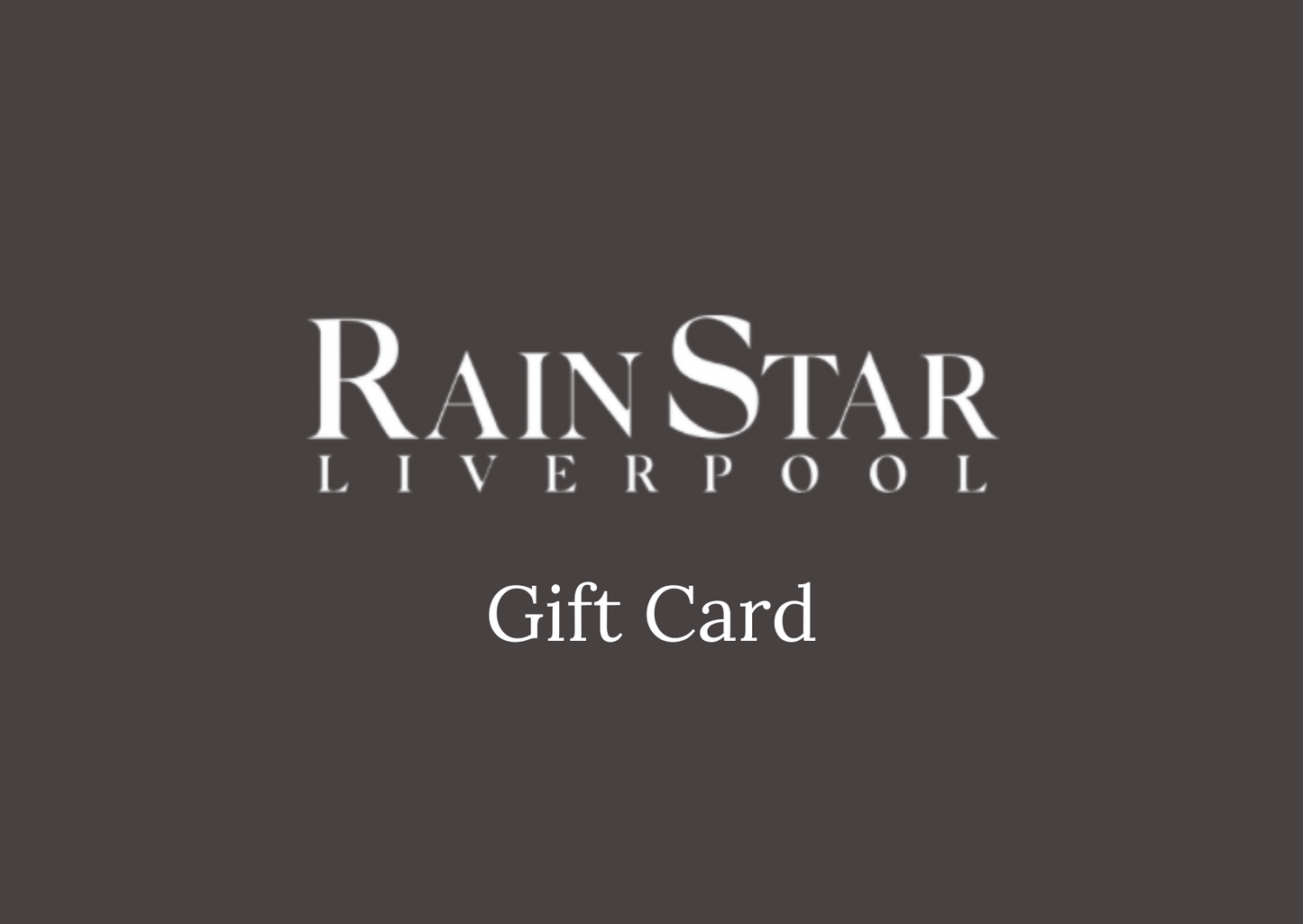 RainStar Gift Card