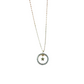 Gold Star Gemstone Necklace