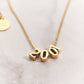 Gold Personalised Name or Initials Necklace