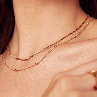Beaded Circles Necklace