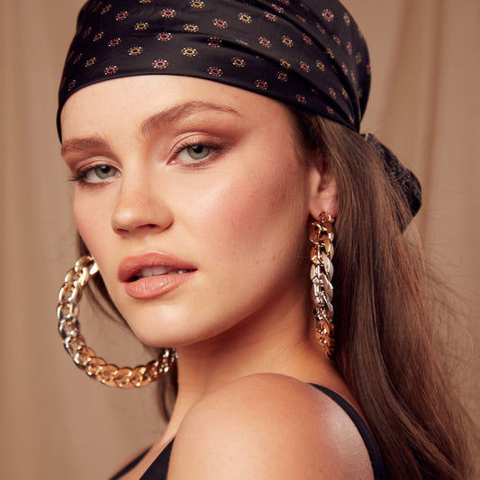 Flash Chain Hoops