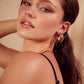 Gold Triple Hoop Earrings