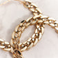 Gold Chain Hoops