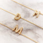 Dainty Gold Initial Necklace