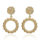 Textured Circular Earrings