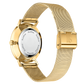 Crevo Watch Gold with White Dial